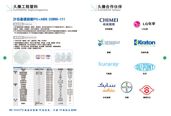 久烁tpe工程塑料和合作伙伴